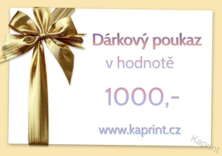DÁRKOVÝ POUKAZ 1000,- Kč
