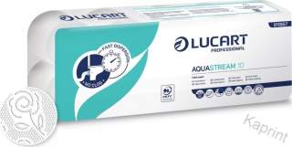LUCART AQUASTREAM 10 - toaletní papír pro chemická WC, 10 ks 