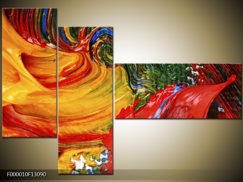 Vícedílný moderní obraz na stěnu, třídílný 130x90 cm