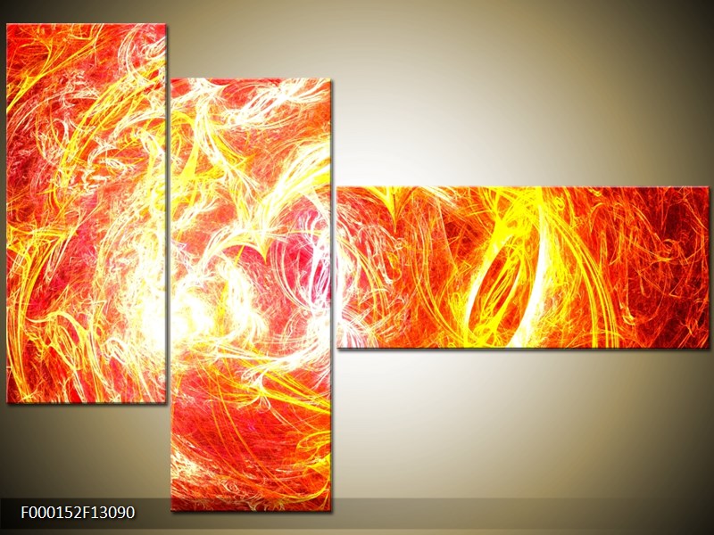 Vícedílný moderní obraz na stěnu, třídílný 130x90 cm