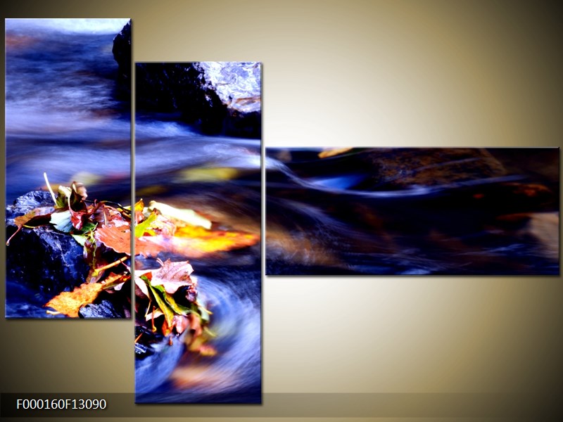 Vícedílný moderní obraz na stěnu, třídílný 130x90 cm
