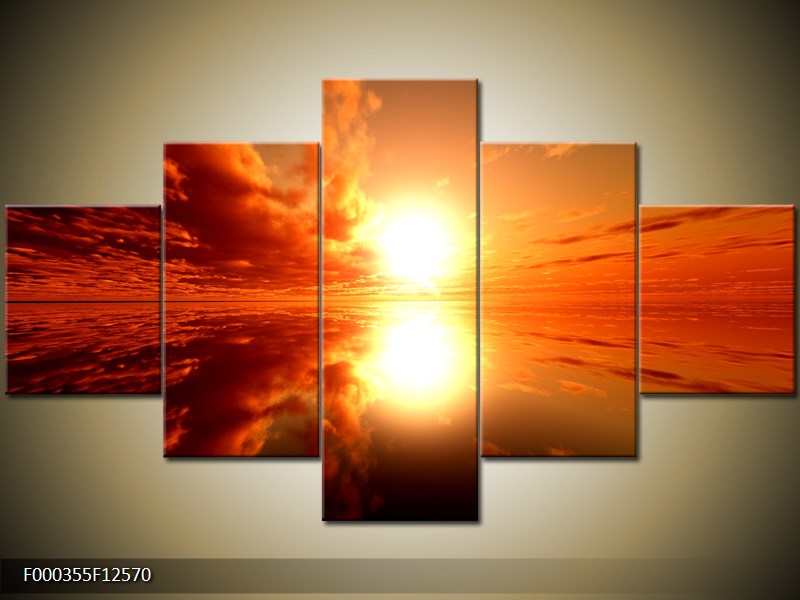 Moderní obraz na stěnu 125x70 cm pětidílný