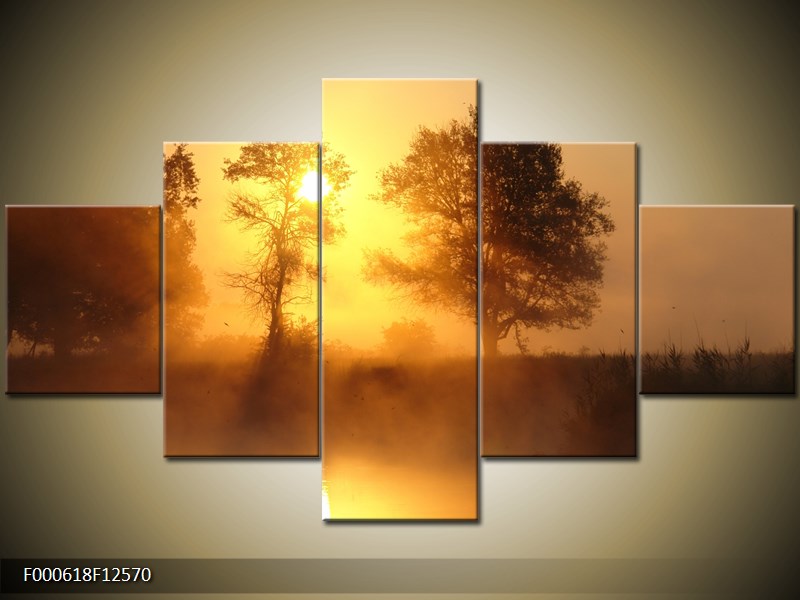 Moderní obraz na stěnu 125x70 cm pětidílný