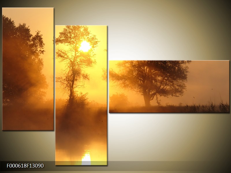 Vícedílný moderní obraz na stěnu, třídílný 130x90 cm