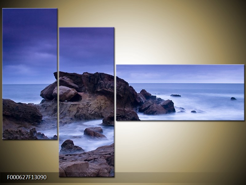 Vícedílný moderní obraz na stěnu, třídílný 130x90 cm