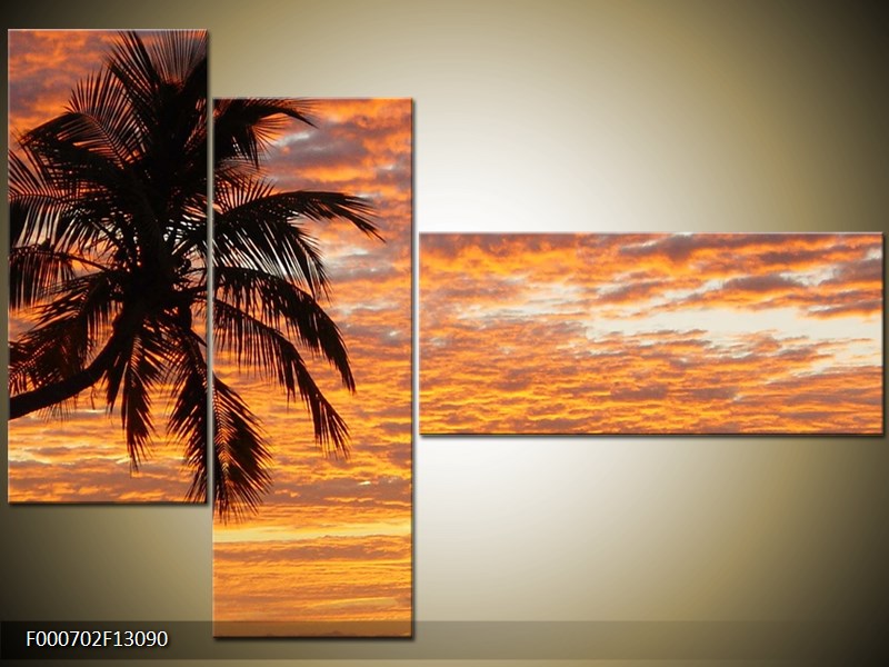 Vícedílný moderní obraz na stěnu, třídílný 130x90 cm