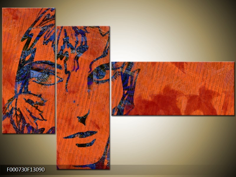 Vícedílný moderní obraz na stěnu, třídílný 130x90 cm