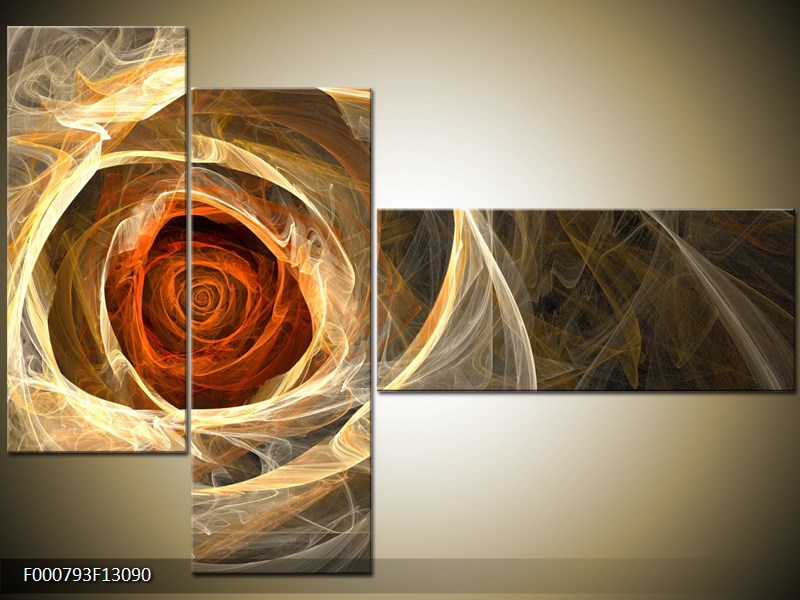 Vícedílný moderní obraz na stěnu, třídílný 130x90 cm