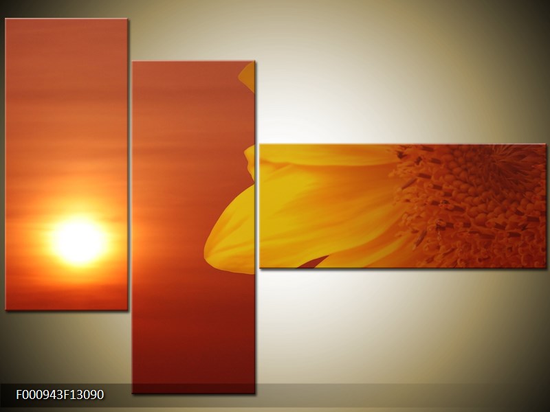 Vícedílný moderní obraz na stěnu, třídílný 130x90 cm