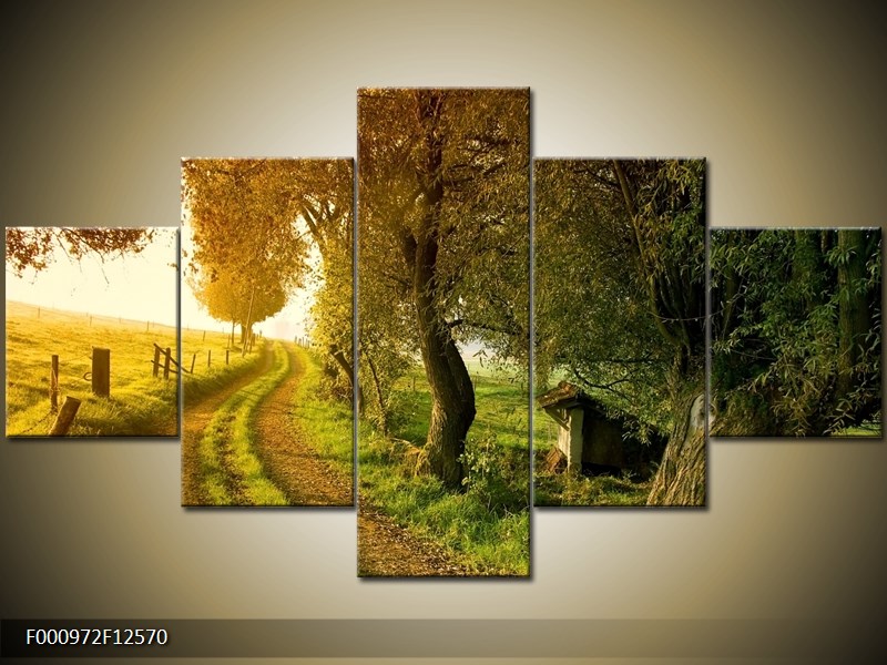 Moderní obraz na stěnu 125x70 cm pětidílný