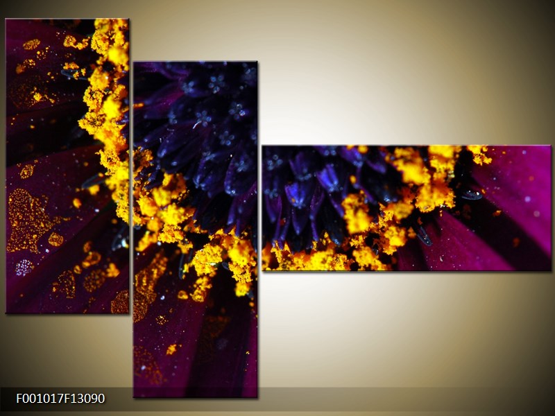 Vícedílný moderní obraz na stěnu, třídílný 130x90 cm