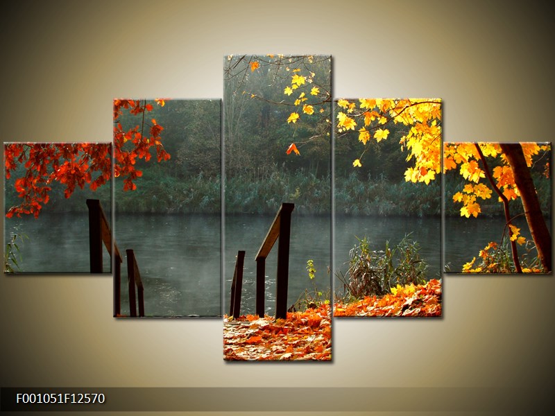 Moderní obraz na stěnu 125x70 cm pětidílný