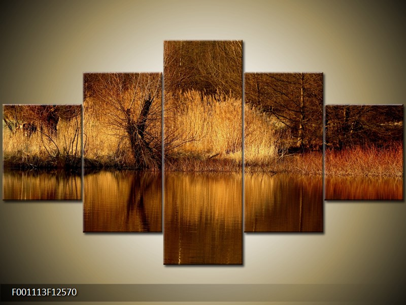 Moderní obraz na stěnu 125x70 cm pětidílný