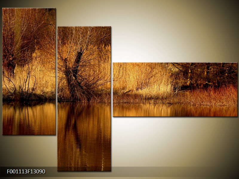 Vícedílný moderní obraz na stěnu, třídílný 130x90 cm