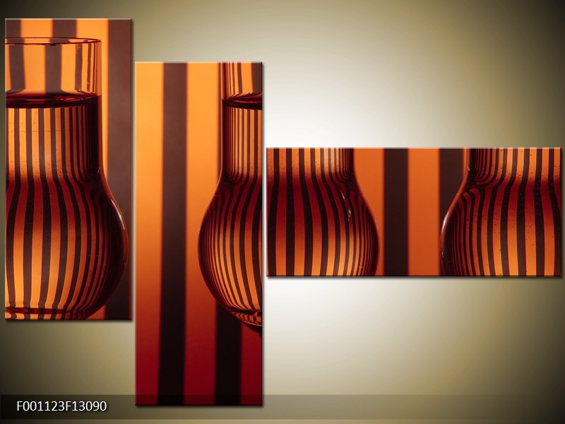 Vícedílný moderní obraz na stěnu, třídílný 130x90 cm