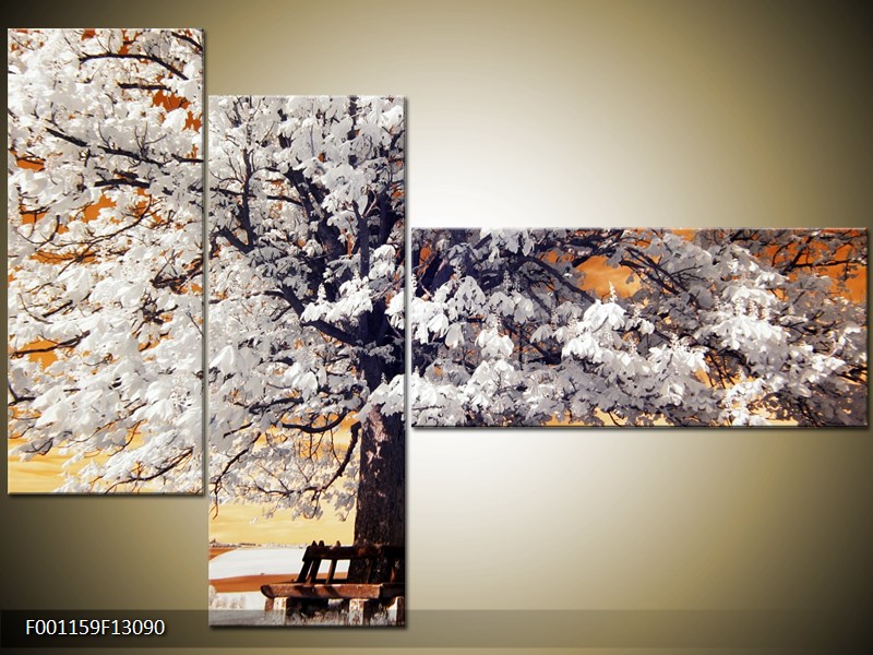Vícedílný moderní obraz na stěnu, třídílný 130x90 cm