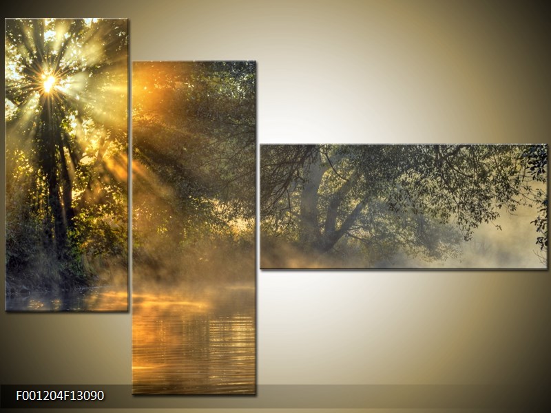 Vícedílný moderní obraz na stěnu, třídílný 130x90 cm