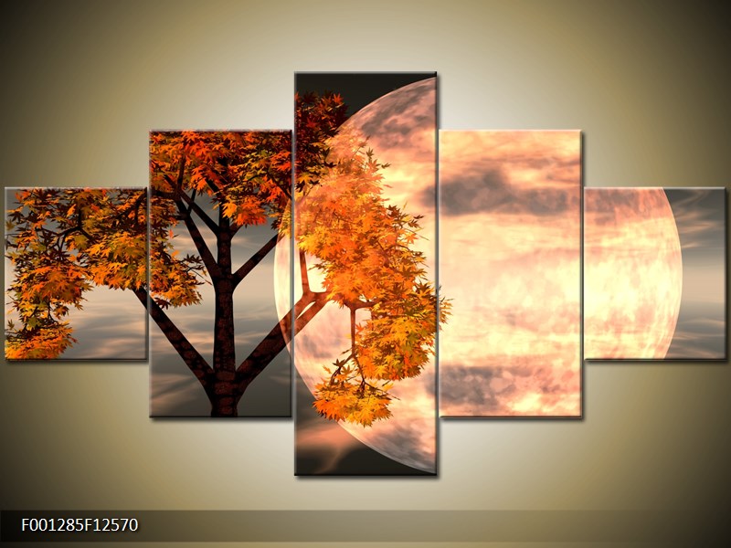 Moderní obraz na stěnu 125x70 cm pětidílný
