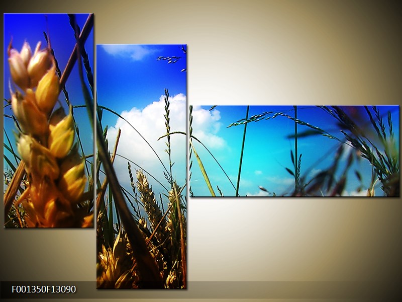 Vícedílný moderní obraz na stěnu, třídílný 130x90 cm