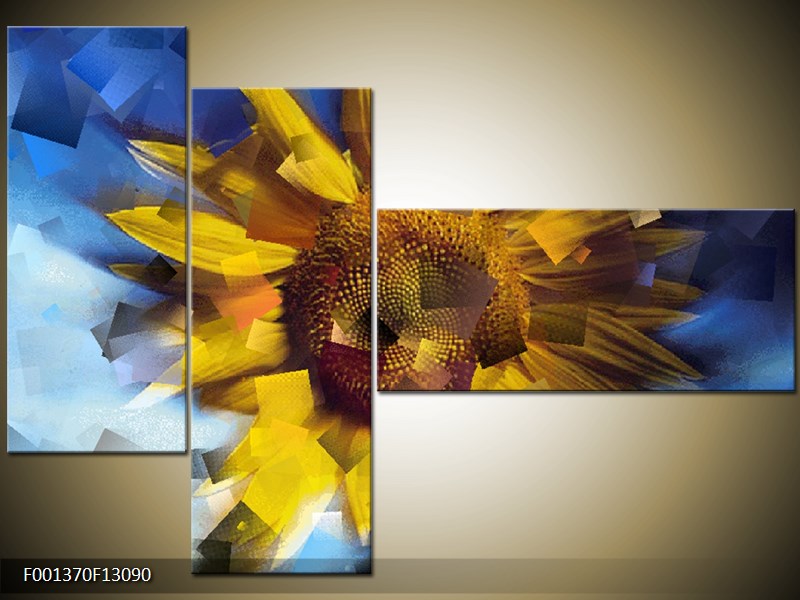 Vícedílný moderní obraz na stěnu, třídílný 130x90 cm