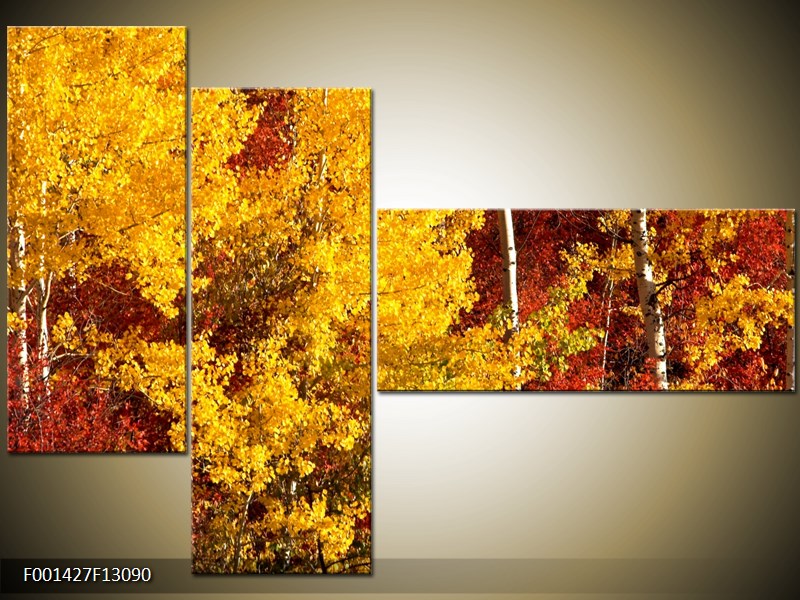Vícedílný moderní obraz na stěnu, třídílný 130x90 cm