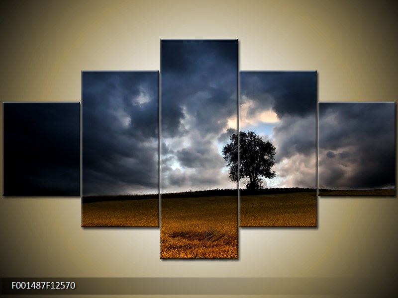 Moderní obraz na stěnu 125x70 cm pětidílný