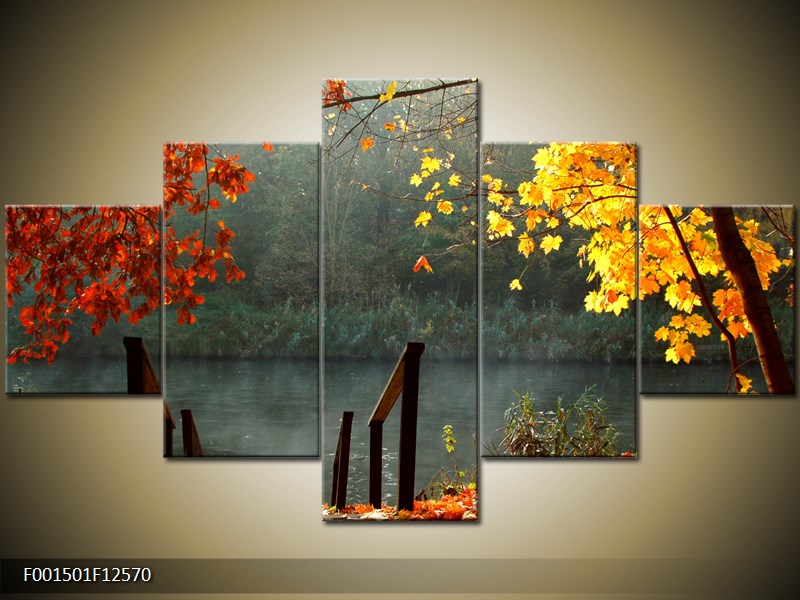 Moderní obraz na stěnu 125x70 cm pětidílný