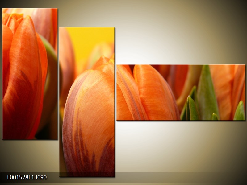 Vícedílný moderní obraz na stěnu, třídílný 130x90 cm