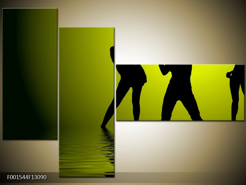 Vícedílný moderní obraz na stěnu, třídílný 130x90 cm