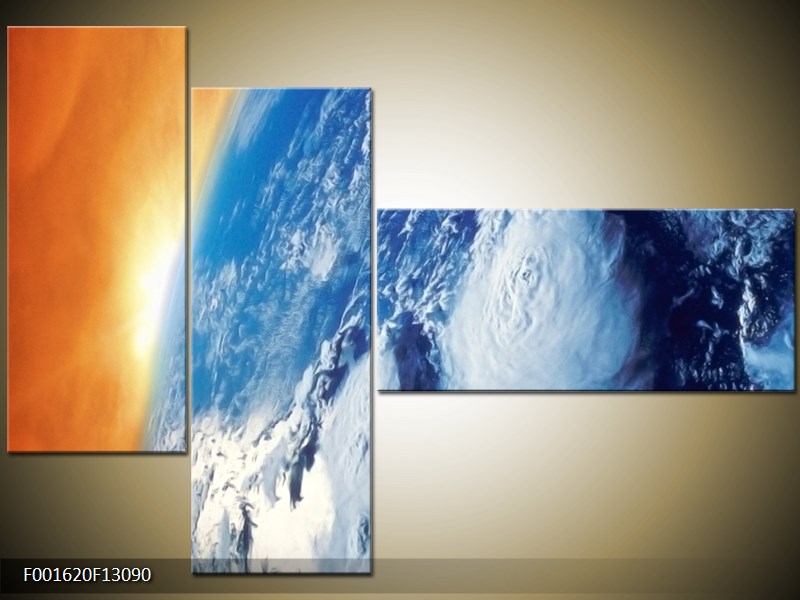 Vícedílný moderní obraz na stěnu, třídílný 130x90 cm