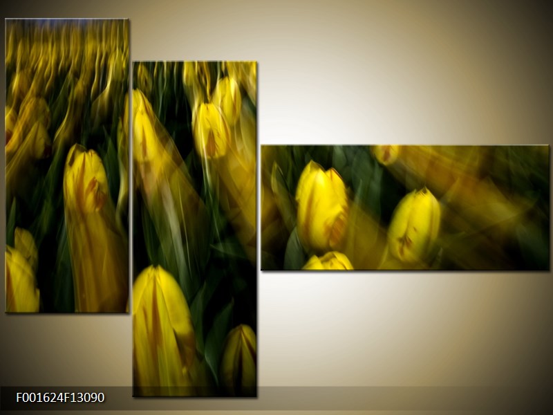 Vícedílný moderní obraz na stěnu, třídílný 130x90 cm