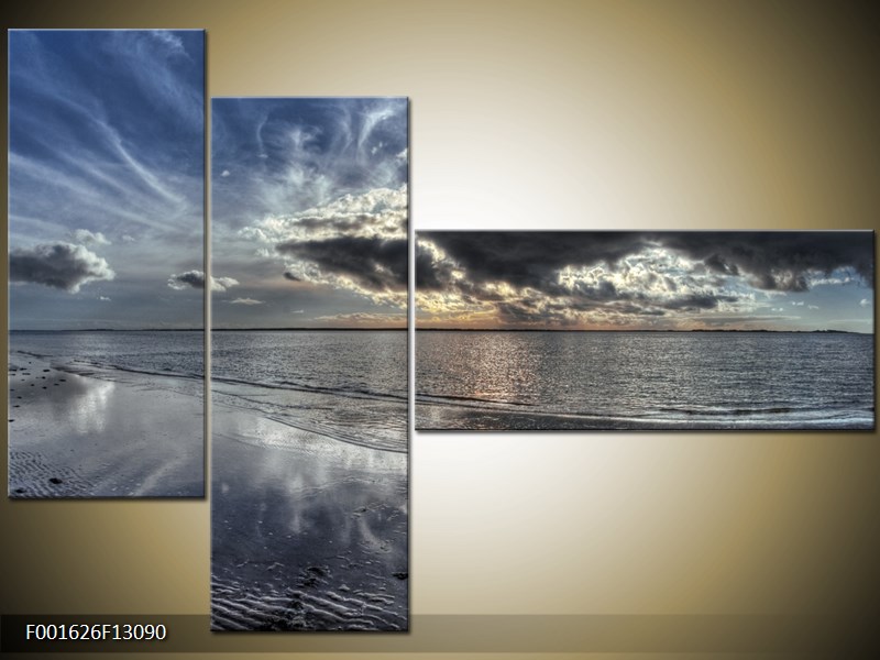 Vícedílný moderní obraz na stěnu, třídílný 130x90 cm