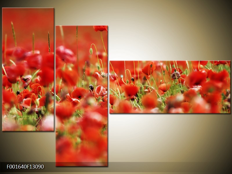 Vícedílný moderní obraz na stěnu, třídílný 130x90 cm