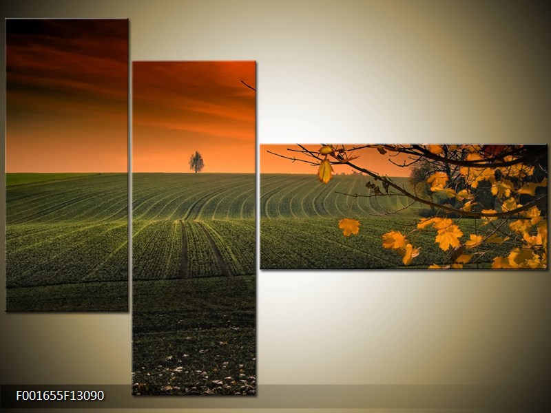 Vícedílný moderní obraz na stěnu, třídílný 130x90 cm