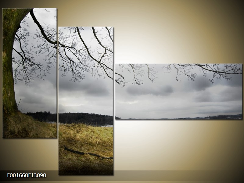 Vícedílný moderní obraz na stěnu, třídílný 130x90 cm