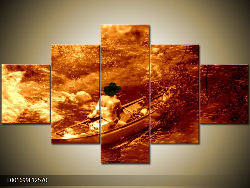 Moderní obraz na stěnu 125x70 cm pětidílný