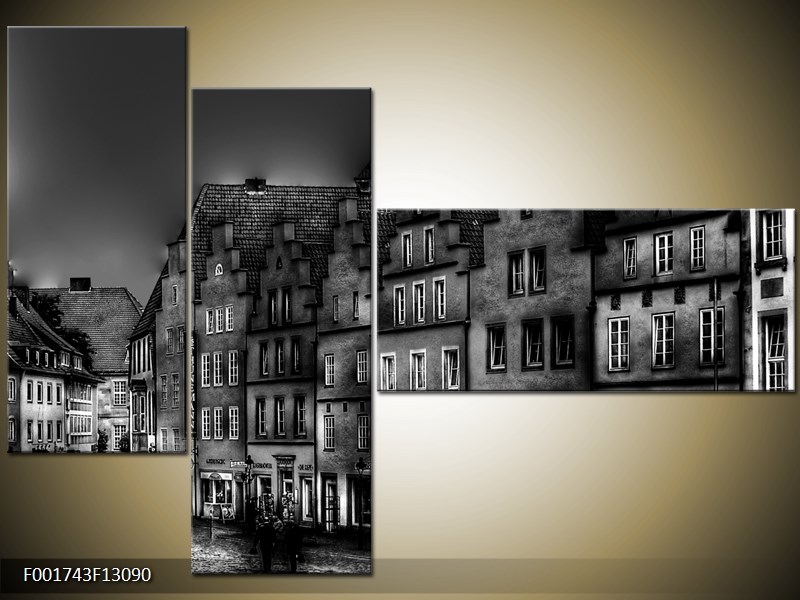 Vícedílný moderní obraz na stěnu, třídílný 130x90 cm