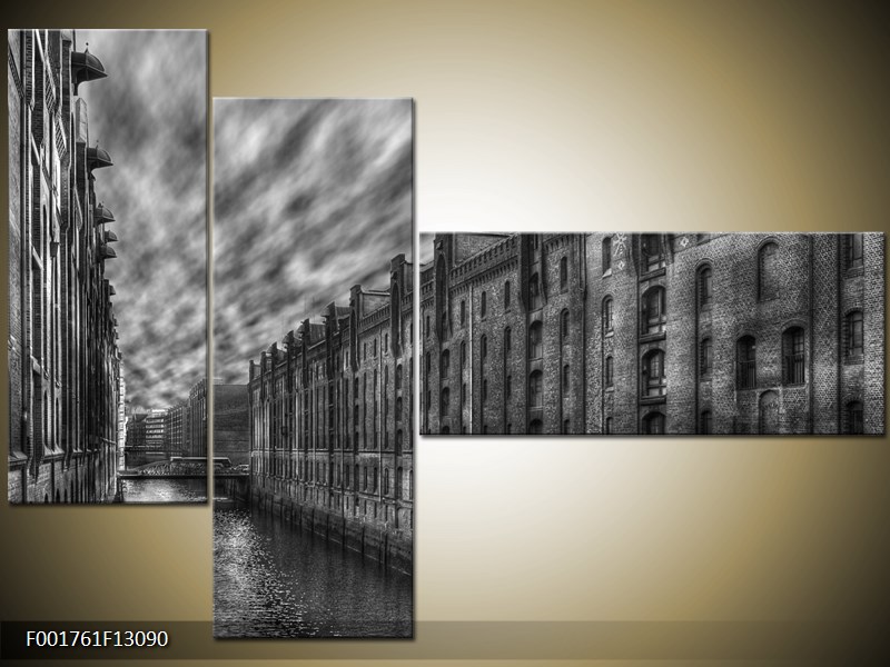 Vícedílný moderní obraz na stěnu, třídílný 130x90 cm