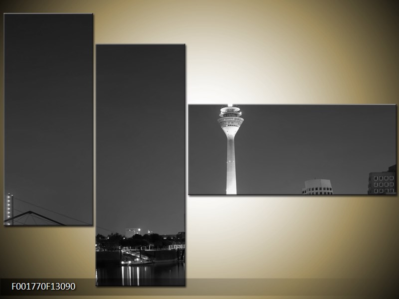Vícedílný moderní obraz na stěnu, třídílný 130x90 cm