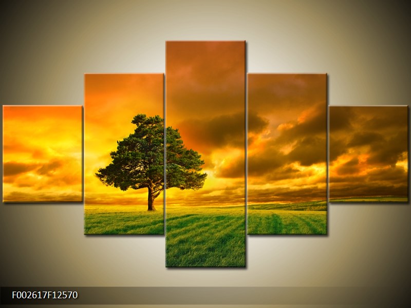 Moderní obraz na stěnu 125x70 cm pětidílný