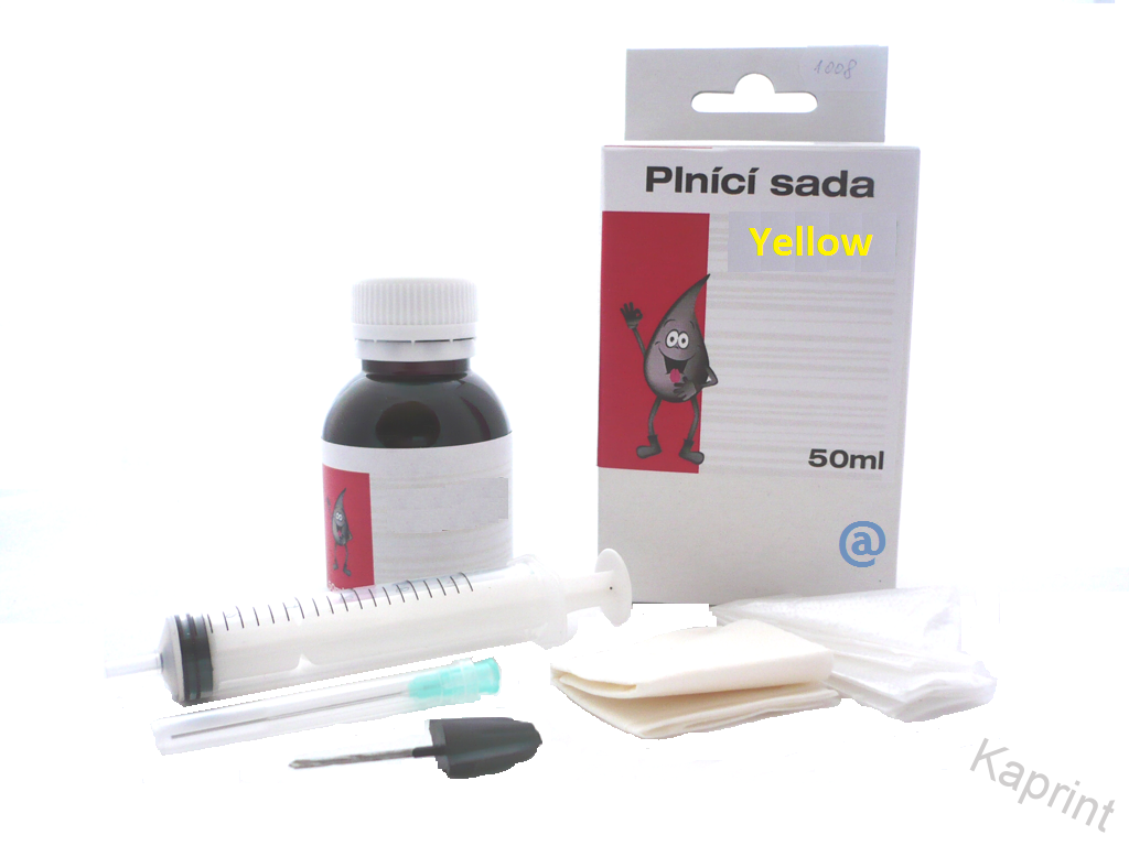 Plnící sada , ink.refill kit CL41 YELLOW 50ml pro CANON CL41 ,CLI8 ,CL511,CL5