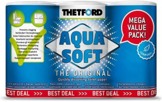 Rozkladový toaletní papír Thetford Aqua Soft 6ks