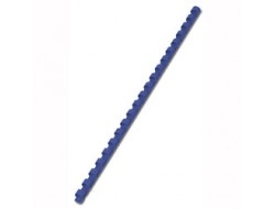 Hřebeny plastové vazací pr.8mm 100ks modrá pro plastovou vazbu , kroužková vazba